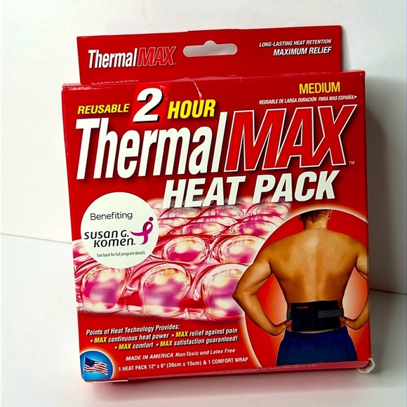 Heat Pack Reusable 2 Hour Hot Therapy Neck Back &‎ More Makers of CryoMAX NEW - Picture 1 of 12